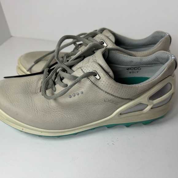 ECCO Biom Cage Pro Gore-Tex Women's Golf Shoes Black Leather Size 10 - Picture 3 of 8